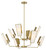 Minka-Lavery - 2678-695 - Eight Light Chandelier - Ricochet - Soft Brass