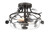 Minka-Lavery - 2753-694 - Two Light Semi Flush Mount - Ponderosa Ridge - Weathered Spruce w/Silver Highlights