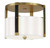 Minka-Lavery - 2784-695 - Four Light Semi Flush Mount - Chelsea by Robin Baron - Soft Brass
