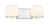 Minka-Lavery - 2842-77-L - LED Bath - Hollywood Nights - Chrome