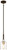Minka-Lavery - 3070-416 - One Light Mini Pendant - Studio 5 - Painted Bronze w/Natural Brushed Brass