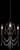 Three Light Mini Chandelier (3138-284)