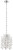 Minka-Lavery - 3155-77 - One Light Mini Pendant - Isabella's Crown - Chrome
