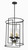 Minka-Lavery - 3205-781 - Four Light Pendant - Hillstone - Sand Coal And Soft Brass