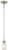 Minka-Lavery - 3301-84 - One Light Mini Pendant - Poleis - Brushed Nickel