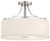 Minka-Lavery - 3307-84 - Three Light Semi Flush Mount - Poleis - Brushed Nickel