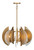 Minka-Lavery - 3464-788 - Eight Light Chandelier - Saint Martin - Ashen Gold