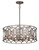 Minka-Lavery - 3587-795 - Six Light Pendant - Hexly - Bronze & Sultry Sliver