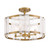 Minka-Lavery - 3635-732 - Four Light Semi Flush Mount - Veil - Legacy Brass