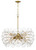 Minka-Lavery - 3657-695 - Ten Light Pendant - Winter - Soft Brass