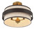 Harbor Wrap Three Light Semi Flush Mount (3685-886)