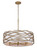 Minka-Lavery - 3718-788 - Six Light Pendant - Branch Reality - Ashen Gold