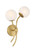 Curven Two Light Wall Sconce (3742-732)