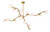 Curven 16 Light Chandelier (3749-732)