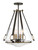 Eden Valley Four Light Pendant/Semi Flush Mount (3904-107)
