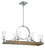Minka-Lavery - 4016-280 - Six Light Island Pendant - Country Estates - Sun Faded Wood w/Brush Nickel