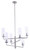 Minka-Lavery - 4046-84 - Six Light Chandelier - Acacia - Brushed Nickel