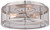 Minka-Lavery - 4133-84 - Three Light Flush Mount - Downtown Edison - Brushed Nickel