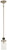 Minka-Lavery - 4630-106 - One Light Mini Pendant - Bridlewood - Stone Grey w/Brushed Nickel