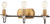 Minka-Lavery - 4723-113 - Three Light Bath - Safra - Harvard Court Bronze w/Natural Brushed Brass
