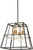 Minka-Lavery - 4763-416 - Four Light Pendant - Keely Calle - Painted Bronze w/Natural Brushed Brass