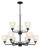 Minka-Lavery - 4889-66A - Nine Light Chandelier - Kaitlen - Coal
