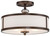 Minka-Lavery - 4942-570 - Three Light Semi Flush Mount - Thorndale - Dark Noble Bronze