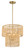 Minka-Lavery - 5044-695 - Four Light Pendant - Bungalow Heaven - Soft Brass