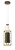 Minka-Lavery - 5085-781-L - LED Mini Pendant - Levitation - Sand Coal And Soft Brass