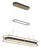 Minka-Lavery - 5088-781-L - LED Island Pendant - Levitation - Sand Coal And Soft Brass