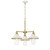Minka-Lavery - 5138-799 - Three Light Chandelier - Downtown Edison - White And Soft Brass