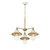 Downtown Edison Three Light Chandelier (5138-799)