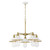 Minka-Lavery - 5139-799 - Five Light Chandelier - Downtown Edison - White And Soft Brass