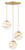 Batignolles Three Light Pan Pendant (5433-853)