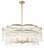 Minka-Lavery - 5456-856 - Six Light Pendant - Azura - Heirloom Brass