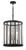 Minka-Lavery - 5497-729 - Four Light Pendant - Majestic Splendor - Sand Coal And Polished Nickel
