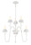 Minka-Lavery - 5906-655 - Six Light Pendant - North Fork by Robin Baron - Sand White