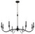 Minka-Lavery - 6258-076 - Eight Light Chandelier - Halifax County - Textured Black