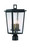 Minka-Lavery - 72756-66G - Four Light Outdoor Post Mount - Cantebury - Sand Black Burnt Gold & Sand Black Candle Sleeves
