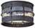 Minka-Lavery - 8889-A39 - Three Light Flush Mount - Mallorca - Spanish Iron