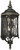Minka-Lavery - 9323-585 - Six Light Outdoor Wall Mount - Bexley Manor - Black w/Gold Highlights