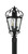 Minka-Lavery - 9335-661 - Two Light Outdoor Post Mount - Brixton Ivey - Sand Coal w/Soft Brass