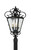 Minka-Lavery - 9336-661 - Three Light Outdoor Post Mount - Brixton Ivey - Coal And Soft Brass