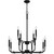 Abner 12 Light Chandelier (ABR5128MBK)