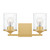 Quoizel - ABR8614AB - Two Light Bath - Abner - Aged Brass