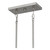 Acacia Three Light Linear Chandelier (ACA335BN)