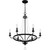 Adelaide Six Light Chandelier (ADL5026MBK)