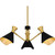 Arden Three Light Chandelier (ADN5026MBK)