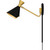 Arden One Light Wall Sconce (ADN8706MBK)