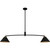 Alscott Two Light Linear Chandelier (ALS252MBK)